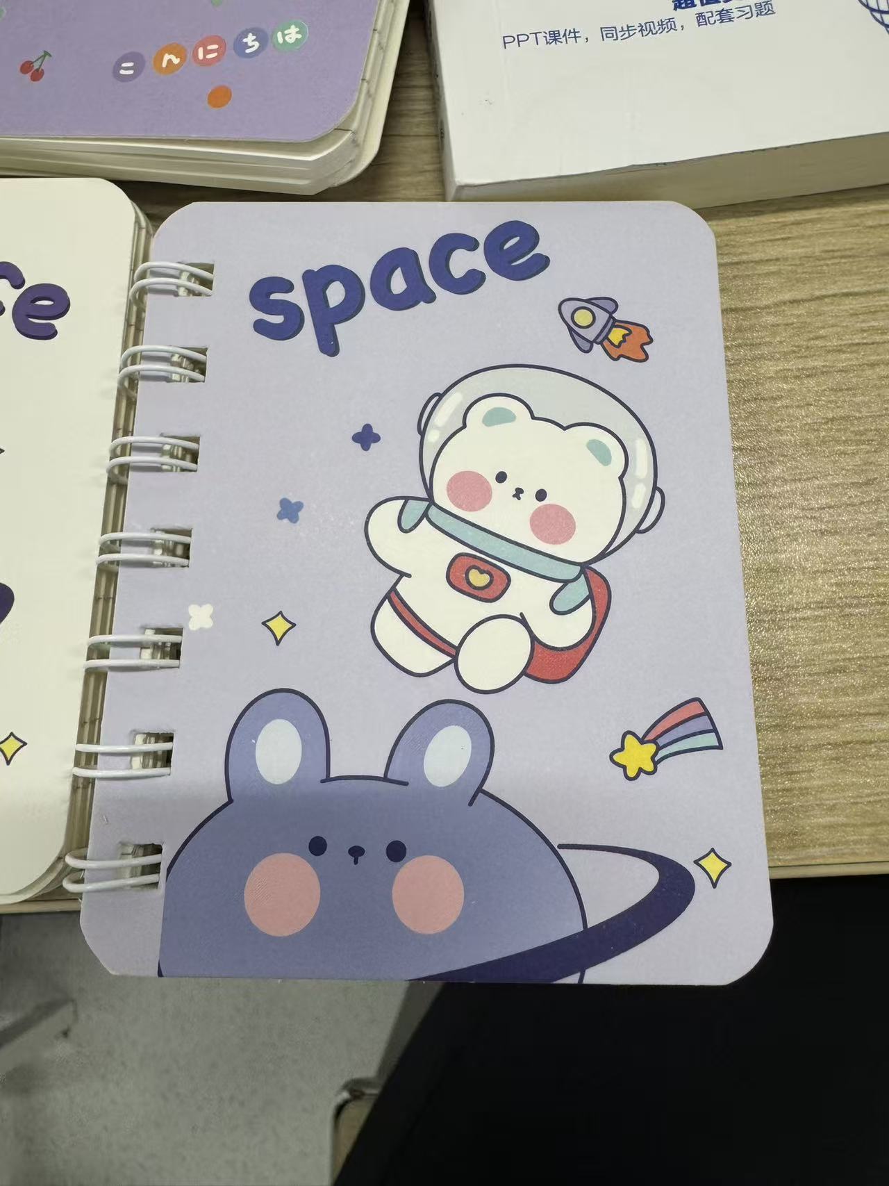 卡通萌系便携口袋日记本 卡通 彩色 a7（82.100）